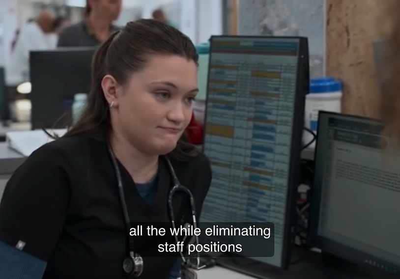 Dr. Robby: all the while eliminating staff positions