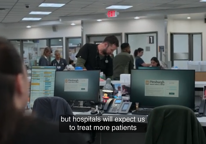 Dr. Robby: but hospitals will expect us to treat more patients
